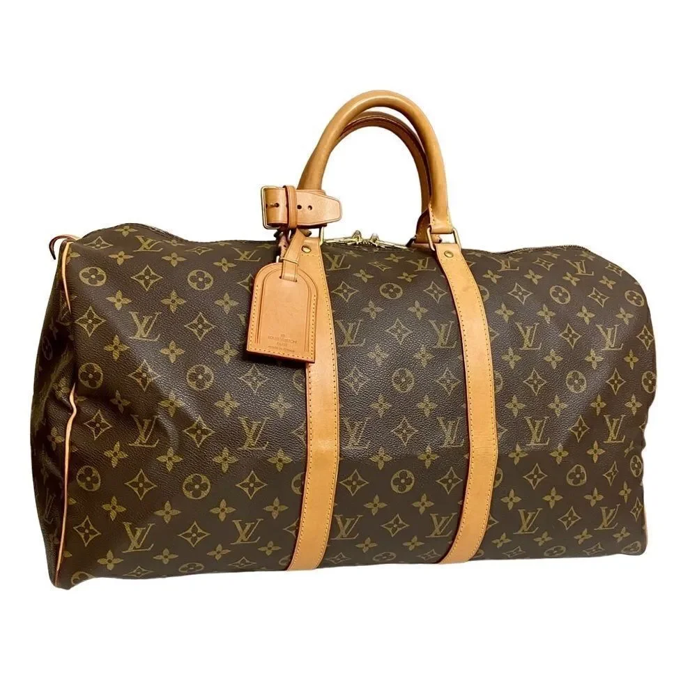 LOUIS VUITTON Monogram Keepall 50 Travel Bag FL0061